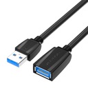Predlžovací kábel Vention USB 3.0 samec na USB, Vention 3 m (čierny) ]]