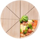 BANQUET MASÍVNA DREVENÁ DOSKA NA KRÁJANIE A PODÁVANIE PIZZY, okrúhla 32 CM