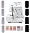 OVERLOCK JUKI MO-644D + SKVELÁ SADA ZÁVITOV ZADARMO