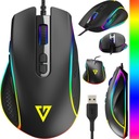Káblová herná myš 12800 DPI RGB USB MODECOM VOLCANO VELES