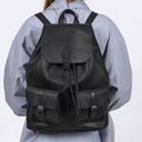 Dámsky Vintage kožený batoh Black Belveder