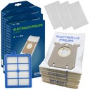 12x ELEKTROLUX PHILIPS AEG PowerForce TAŠKY DO VYSÁVAČA + HEPA FILTER