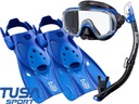 TUSA SET VISIO maska ​​šnorchel QBMB plutvy M 36-42