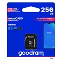 Pamäťová karta Goodram 256 GB micro SD XC UHS-I triedy 10, adaptér SD