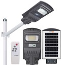 LED solárne pouličné svietidlo + držiak na diaľkové ovládanie