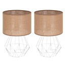 2 KS BOHO JUTOVÁ STOLNÁ NOČNÁ LAMPA
