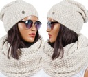 Súprava: fleecová ČIAPKA + SUKŇA Šatka PREMIUM COLORS