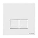 Schwab Arte Duo Glass biele WC tlačidlo 4060420201