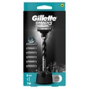 Gillette Mach3 Charcoal, pánsky holiaci strojček + 6 čepelí