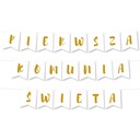 Girlanda banner Prvé sväté prijímanie Zlatá