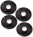 HMS Set olympijských pogumovaných tanierov na činku 4x2,5 kg