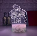 3D LED USB LAMPA NARUTO KAKASHI HATAKE ANIME PILOT