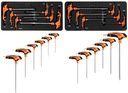 NEO imbusové kľúče HEX guľa + TORX vložky do skrinky