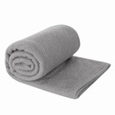 Deka prehoz pléd 150x200 eurozáclony BUKLA strieborná 260gm Shetland Lamb