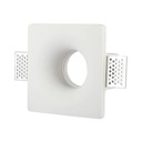 V-TAC GIPS GU10 Očko zapustené okrúhle 120x120 Biele VT-714