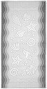 Osuška Flora Ocean, bavlna, 70x140, šedá