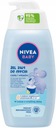 NIVEA BABY gél 2v1 na umývanie tela a vlasov s pumpičkou 500 ml pre deti