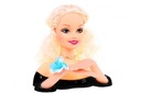 Blond bábika na úpravu vlasov pre deti 3+ Sada na česanie + dekorácie