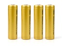 4 Lítium-iónové batérie s kapacitou 18650 12000mAh