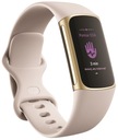 Bielo-zlaté inteligentné pásmo FITBIT Charge 5 NFC