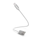 HAMA USB-microUSB KÁBEL 0,2m biely