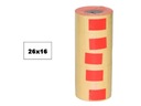 Farebná páska, visačky do etiketovacieho stroja 26x16 100 ks