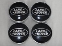 4x Caps Emblémy na ráfiky LAND ROVER 60 mm čierne
