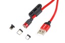 3V1 USB KÁBLOVÁ NABÍJAČKA pre IPHONE MICRO USB-C AMiO