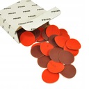 20x okrúhly brúsny papier na suchý zips 75mm zrnitý. 80