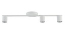 stropné svietidlo stropné svietidlo/bodové Sky 3 x GU10 Led biela lakovaná oceľ