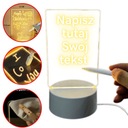 3D LED LAMPA NA KREATÍVNY ZNAČOVAČ NA PÍSACIE DOSKY