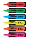 Zvýrazňovače DOANU 6 Pieces Fluorescent CHANCE !!