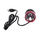 VÝKONNÁ LED LAMPA NA BICYKEL 1200LM CREE-T6 USB