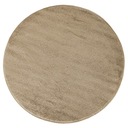Okrúhly hustý koberec Portofino béžový 100 cm kruh
