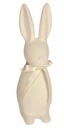 Velúrový zajačik KRÉMOVÝ ZAJAC figúrka 47 cm