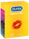 DUREX Pleasure Mix stimulačné kondómy 40 ks