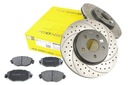 TUNING kotúče 300mm Doštičky PREDNÉ Ford Mondeo 3