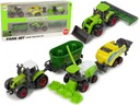 Sada 6 ks poľnohospodárskych vozidiel Traktor Kombajn Kovové prvky