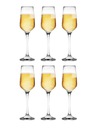 6x POHÁRE NA ŠAMPANSKÉ 210 ml, PROSECCO