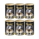 Flipper mokré krmivo pre psov s hydinou 6 x 1240 g