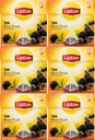 LIPTON čaj Ovocné a bobuľové pyramídy 20t x6