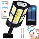 LED SOLÁRNE LAMPY DIAĽKOVÉ OVLÁDANIE SENZOR SÚMRAKU A POHYBU