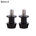 Black Style 8mm Motocykel CNC Swingarm Sliders Sz