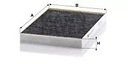 KABÍNOVÝ VZDUCHOVÝ FILTER CHRYSLER 300C 04- /WEGL