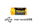 Batéria Fenix ​​​​USB ARB-L16UP (16340 RCR123 700 m