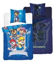 Obliečky žiariace v tme 140x200 Paw Patrol Sky Marshall Ruby Chase Paw
