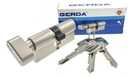 GERDA WK E1 35/40G niklová vložka s gombíkom -3 kľúč