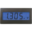 Panelový voltmeter s modrým podsvietením. 200 mV