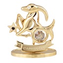 Zlatá figúrka znamenia KOZOROŽEC od Swarovski