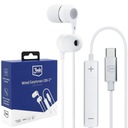 Kábel slúchadiel 1,2 m USB-C | 3mk | biely